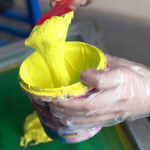 Tintas Plastisol Florescentes, néon para serigrafia têxtil
