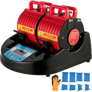 Máquina da sublimação prensa para 2 canecas