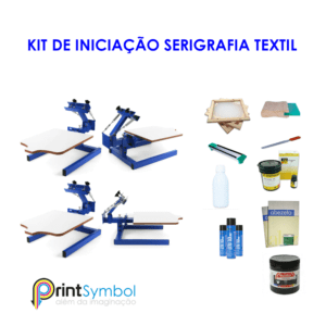 KIT INICIAÇÃO PARA SERIGRAFIA TEXTIL