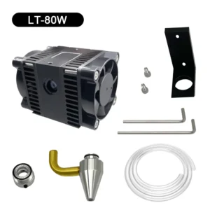 Conjunto Cabeça de laser com assistência a ar LASER TREE 80W , 450nm
